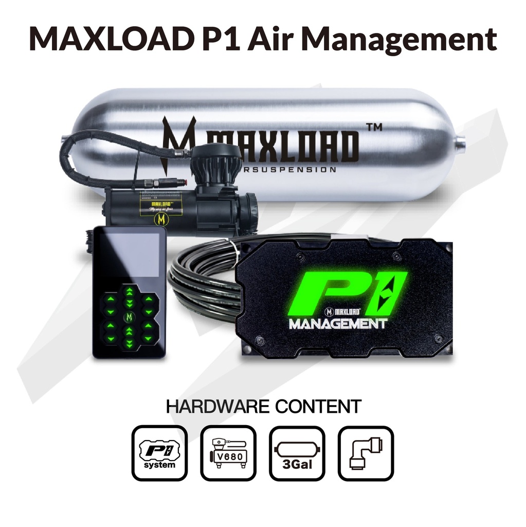 P1 Air Management with single V680 & 3Gal tank
